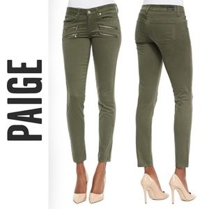 Paige Edgemont Skinny Mid-Rise Jeans Sahara Sz 31